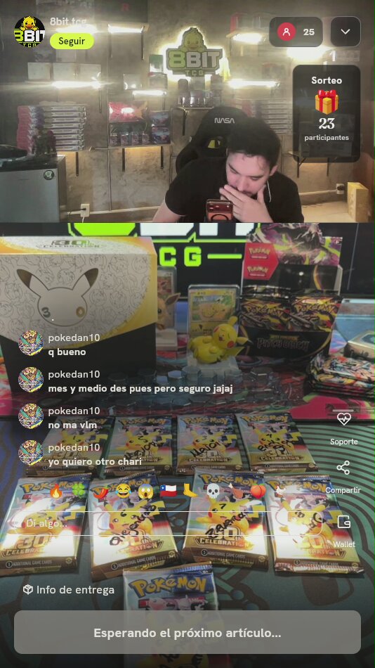 Sobres Pokémon TCG 25th Anniversary Celebrations