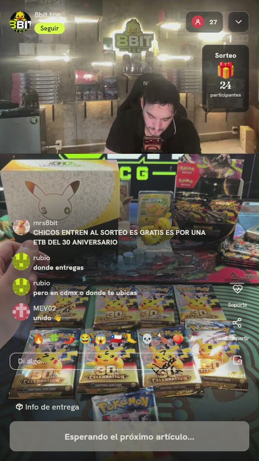 Sobres Pokémon TCG 30th Celebration