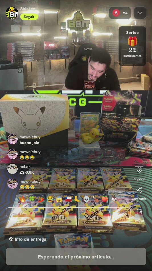 Lote Sobres Pokémon TCG Celebrations