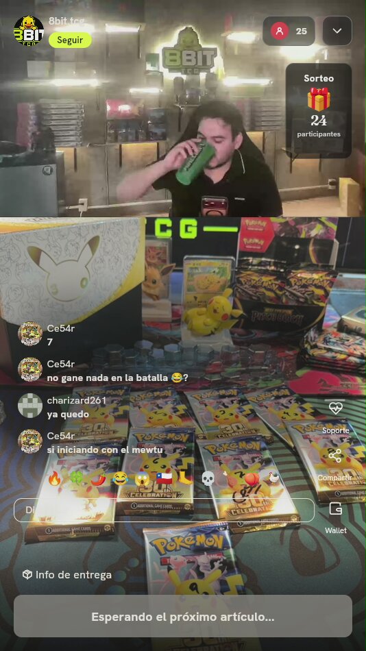 Lote Sobres Pokémon Celebrations 25th