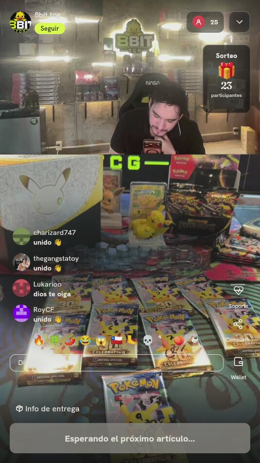 Lote Sobres Pokémon Celebrations
