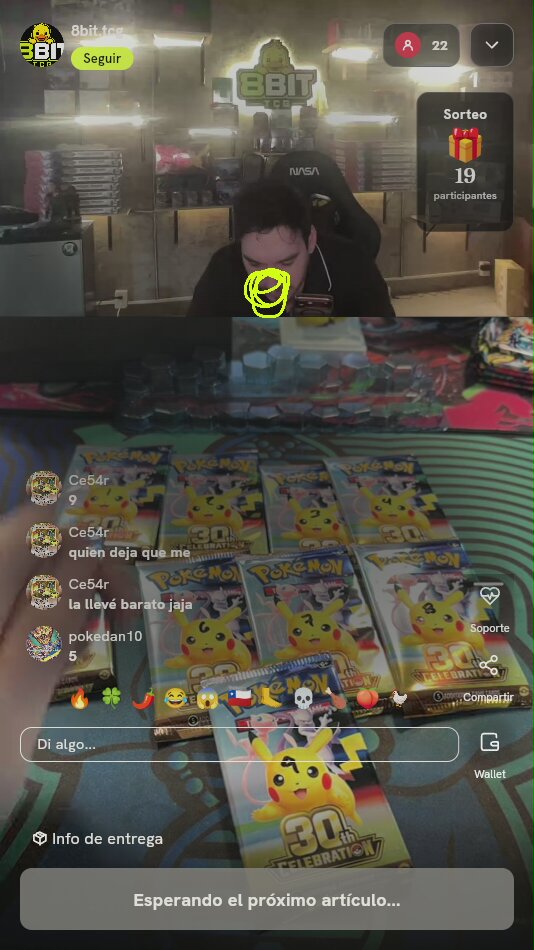 Lote Sobres Pokémon 30th Celebration