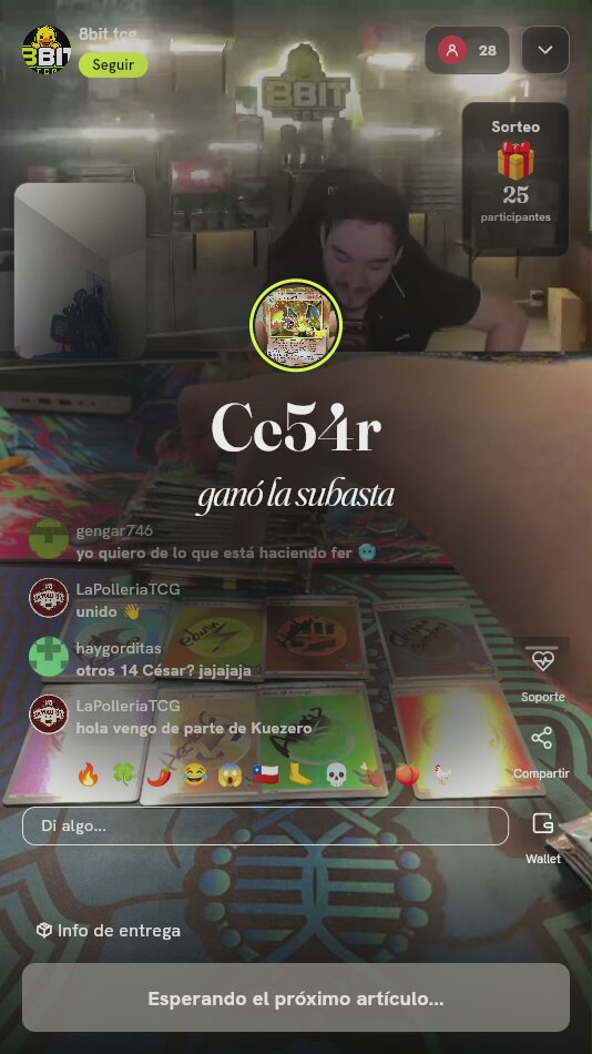 Lote Cartas Pokémon Energía Holo