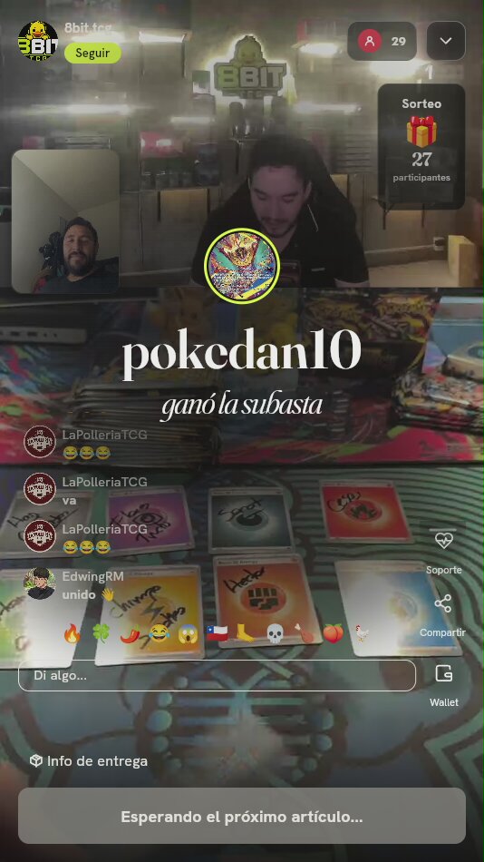 Lote Cartas Energía Pokémon Firmadas