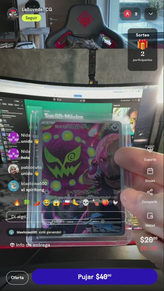 Carta Pokémon Mega Gengar ex