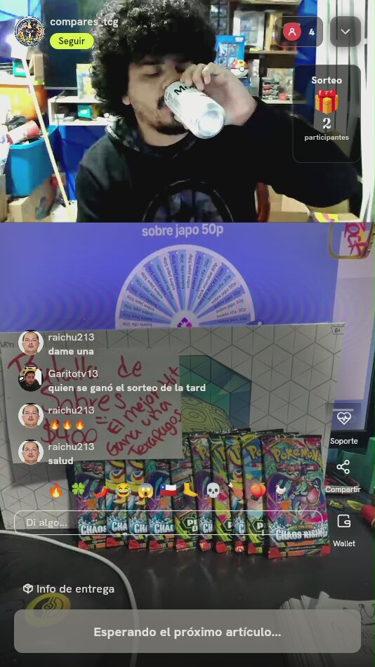 Lote de Sobres Pokémon TCG
