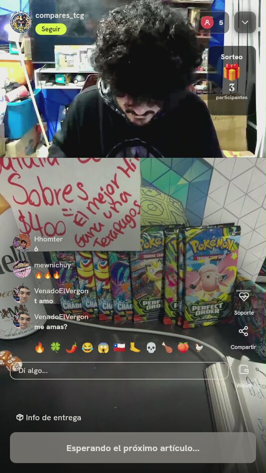Sobres de Cartas Pokémon TCG