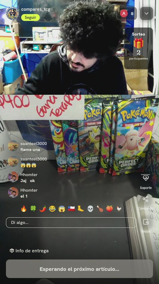 Sobres de Cartas Pokémon TCG
