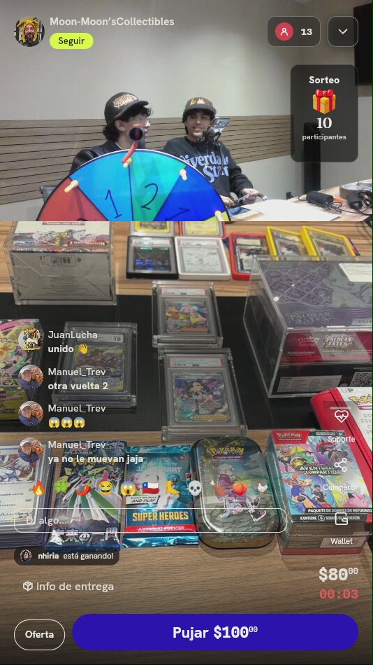 Giro de ruleta de Pokémon TCG