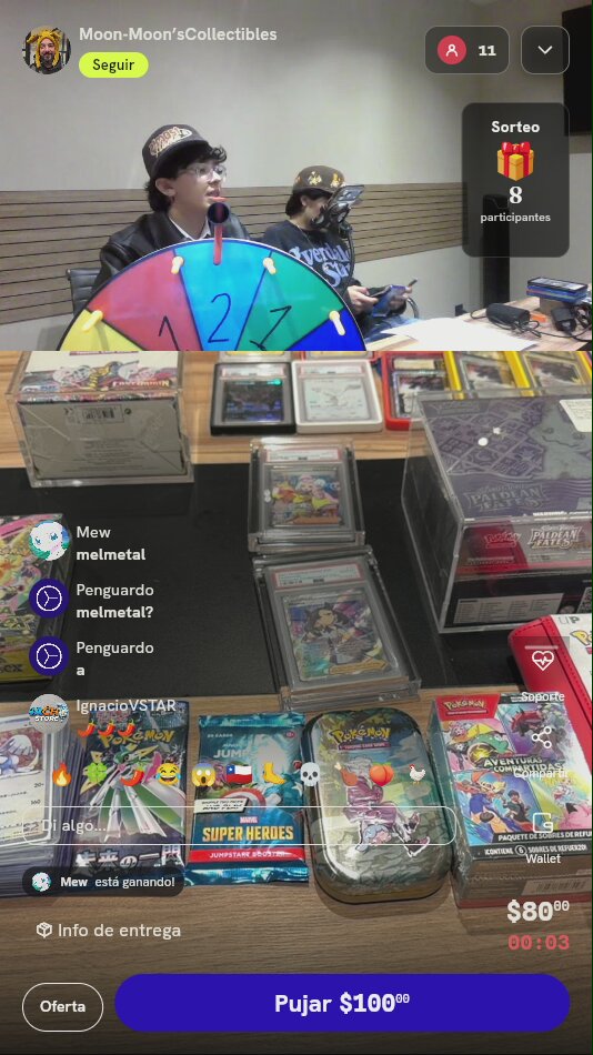 Ruleta de Coleccionables Pokémon TCG