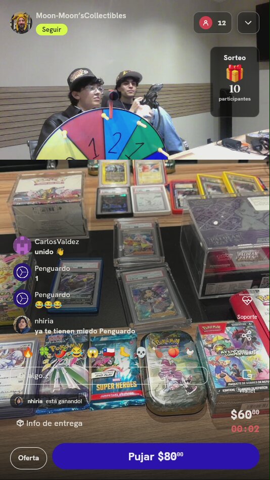 Giro en Ruleta Pokémon TCG