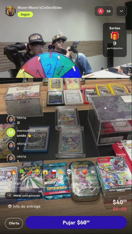 Tiro de Ruleta TCG Coleccionable