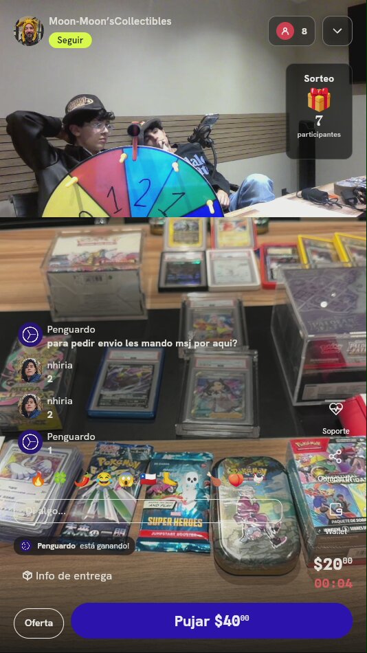 Dinámica de Ruleta TCG Pokémon