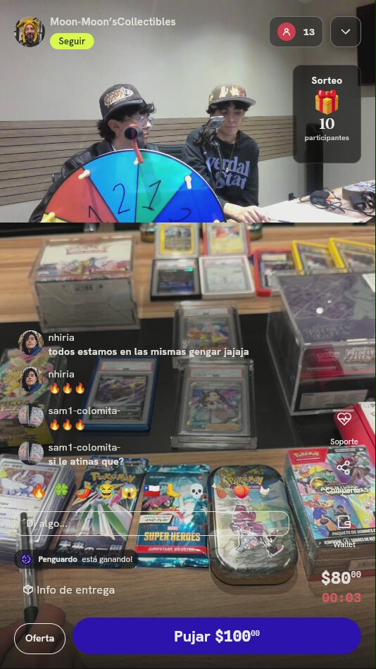 Giro de Ruleta Pokémon TCG