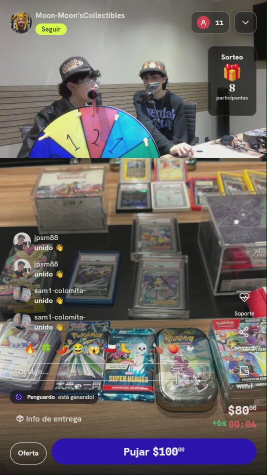 Giro de ruleta Pokémon TCG