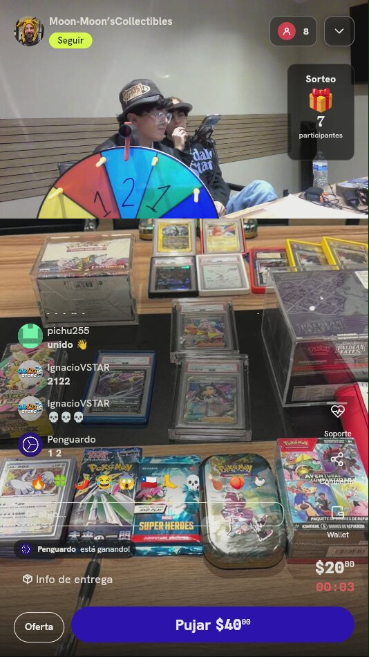 Giro de ruleta de premios Pokémon