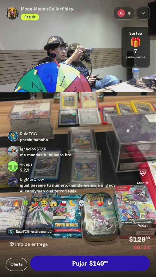 Giro de ruleta Pokémon TCG