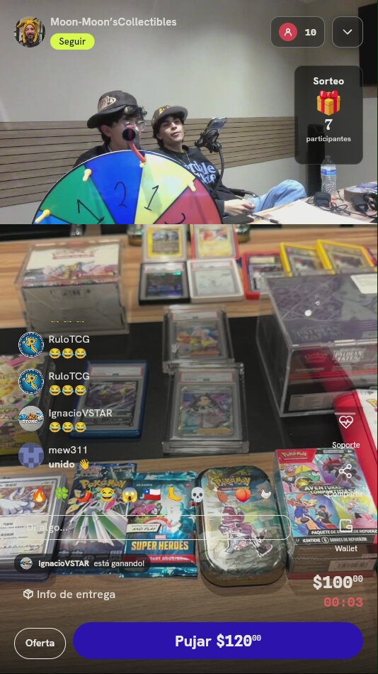 Giro de ruleta Pokémon TCG