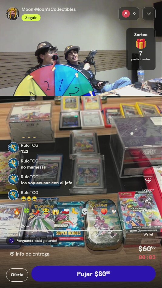 Giro de ruleta TCG Pokémon