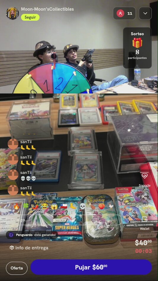 Giro de ruleta Pokémon TCG