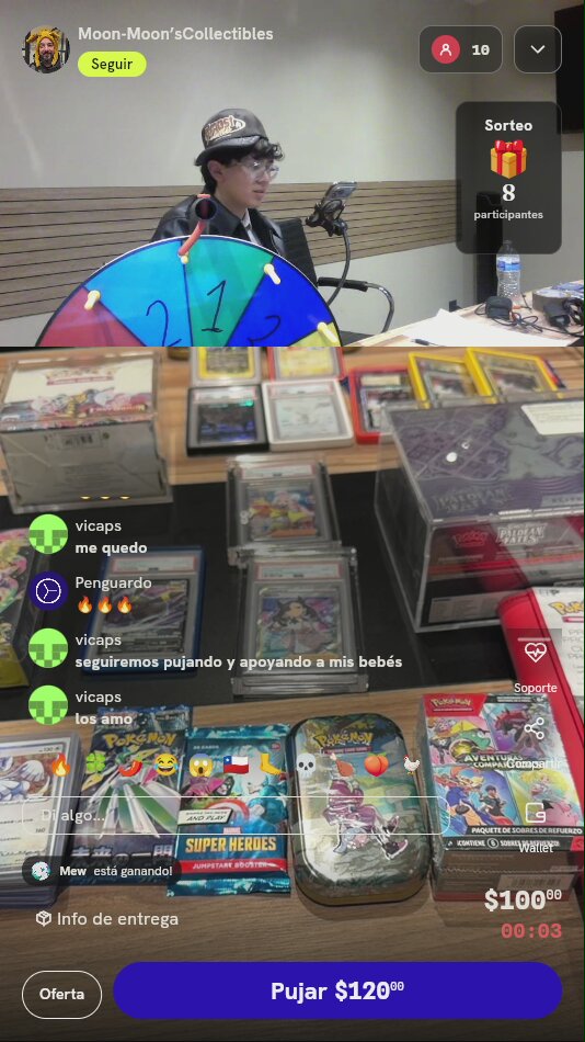 Giro de ruleta Pokémon TCG