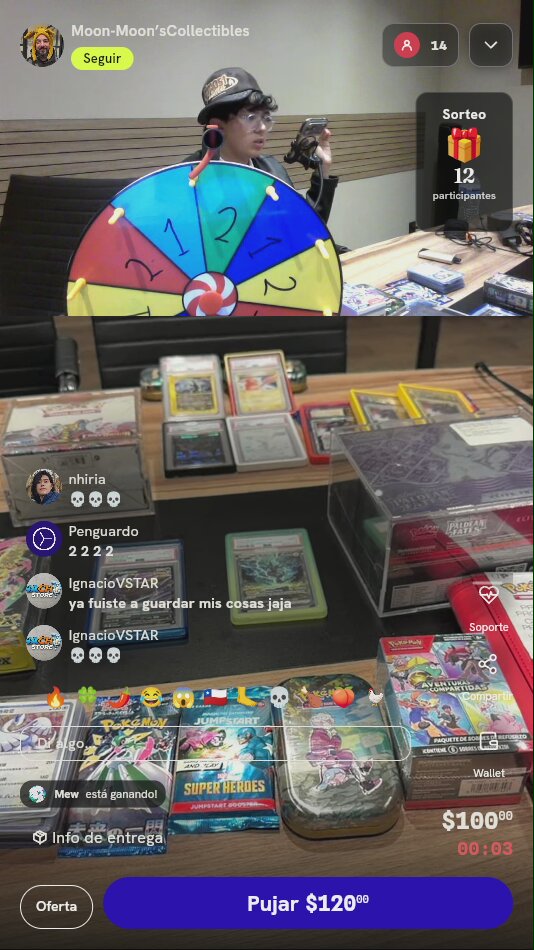 Giro de ruleta Pokémon TCG