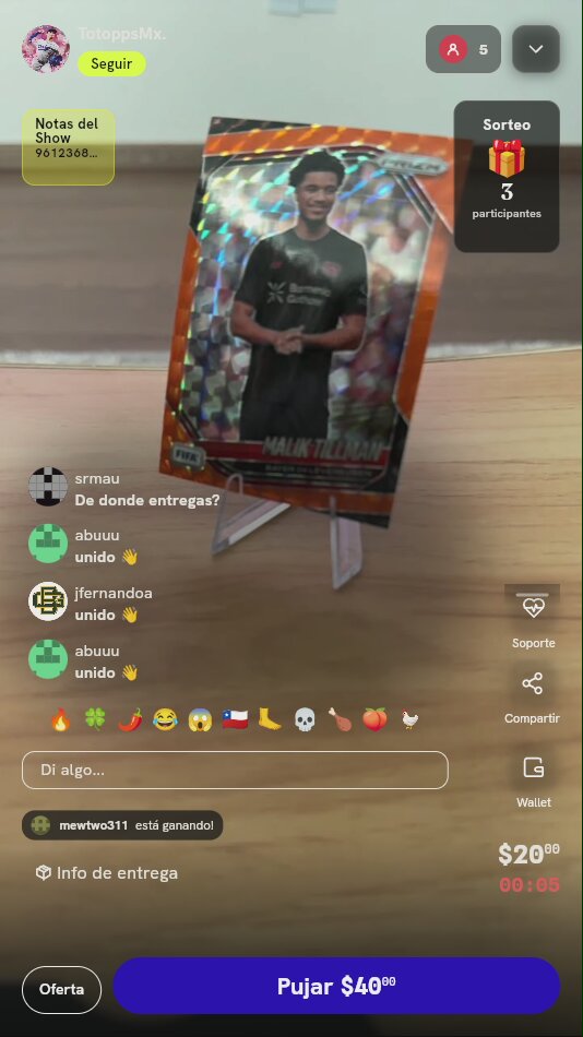 Soporte de Acrílico para Tarjetas