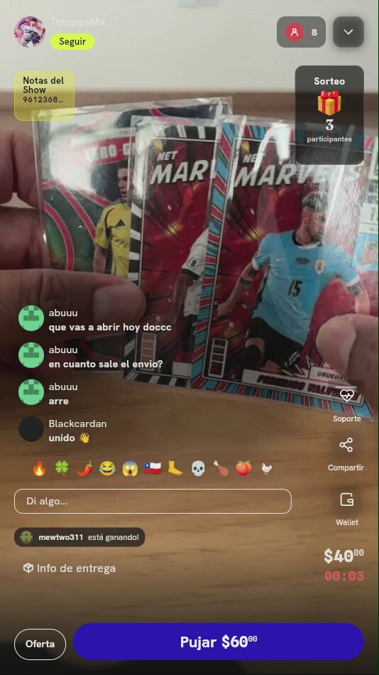 Lote de 3 Cartas Panini Donruss