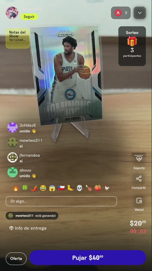 Joel Embiid Panini Prizm Dominance