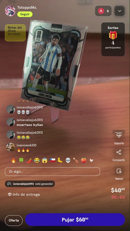 Carta Panini Prizm Lionel Messi