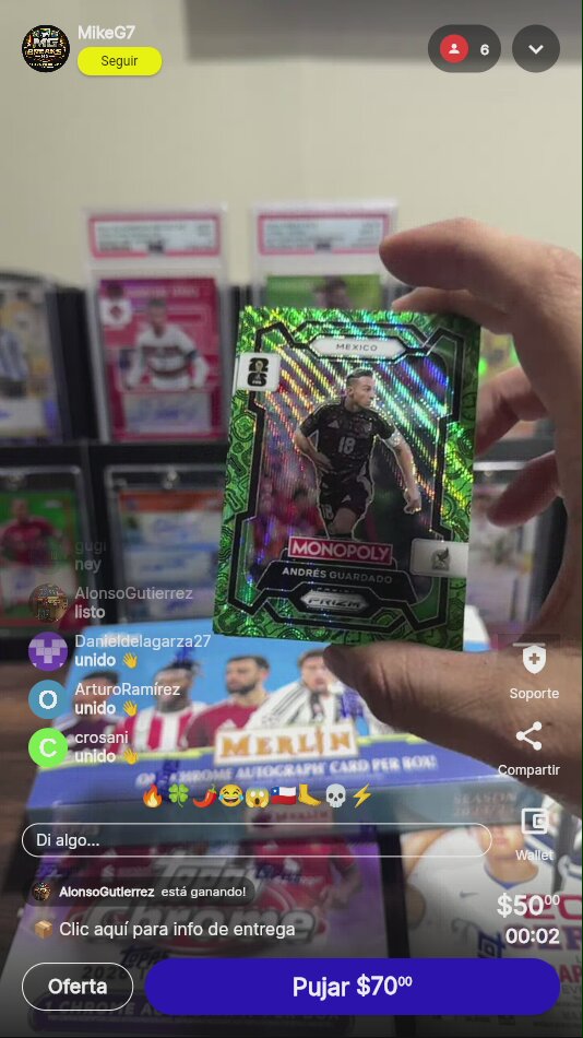 Guardado 2026 Prizm Monopoly FIFA