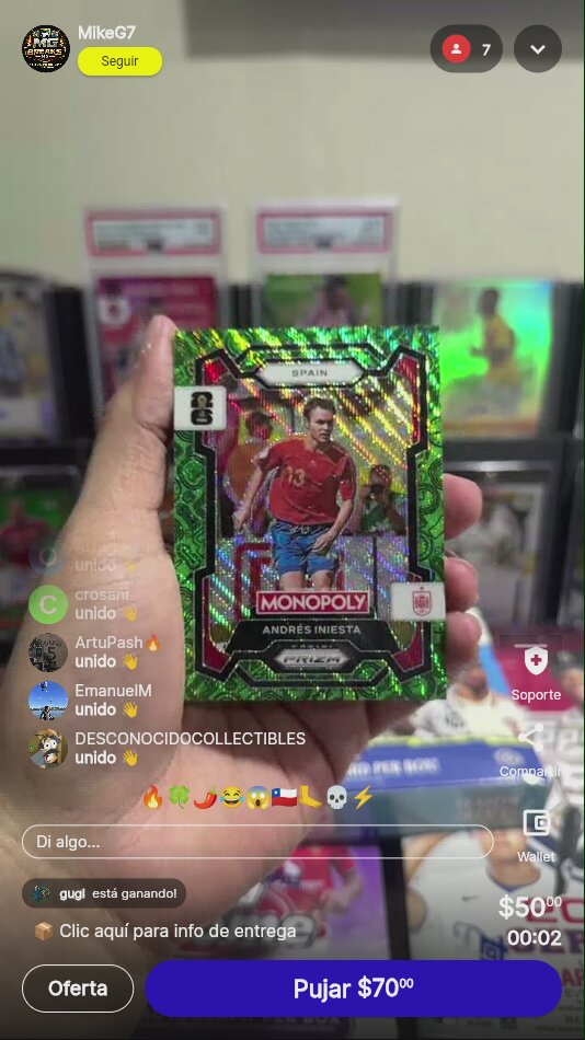 Iniesta Prizm Monopoly 2026