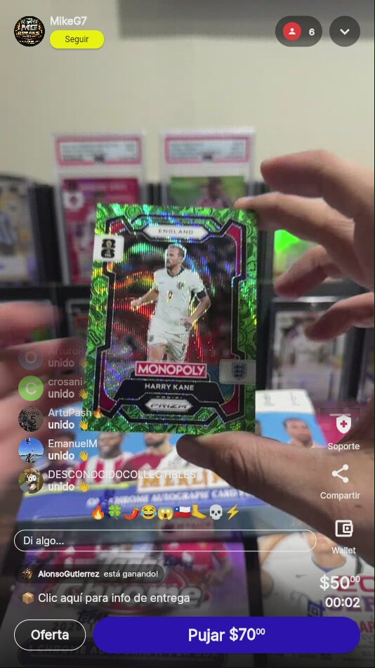 Harry Kane/Rivaldo Prizm Monopoly 2026