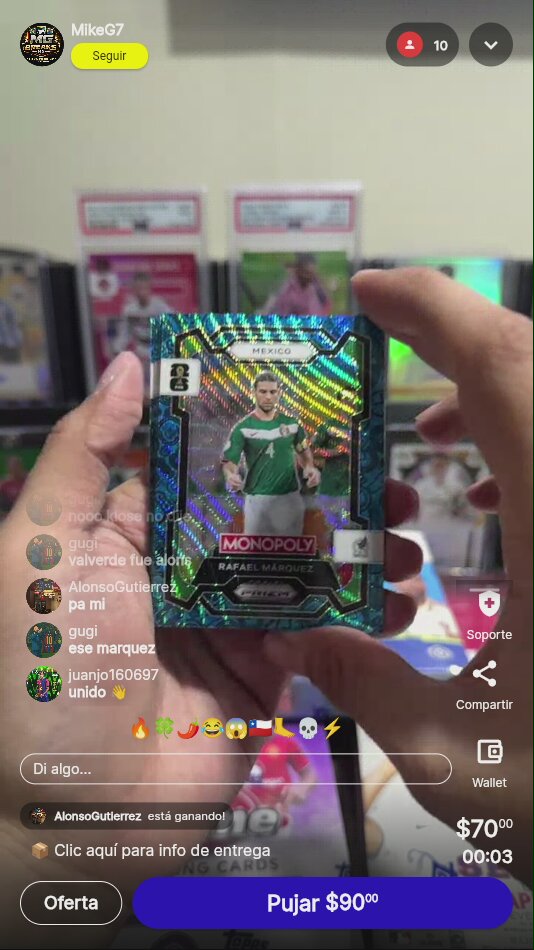 Rafael Márquez Panini Prizm