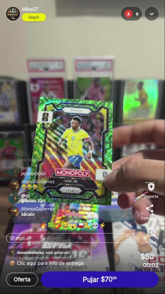 Vini Jr. Monopoly Prizm