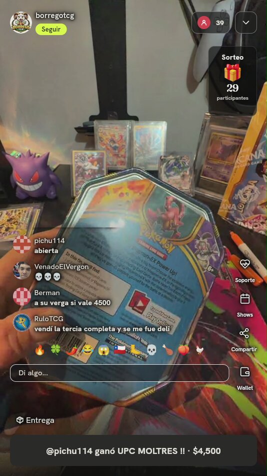 Lata Pokémon Volcanion EX