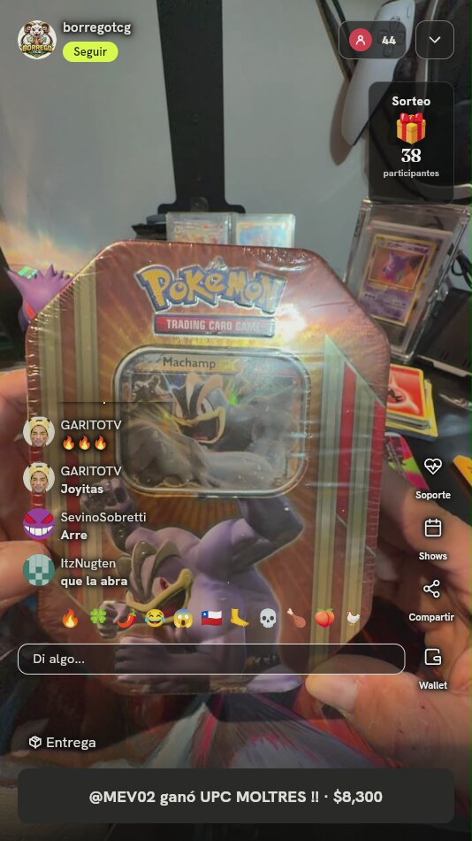 Lata Pokémon Machamp EX Triple Power