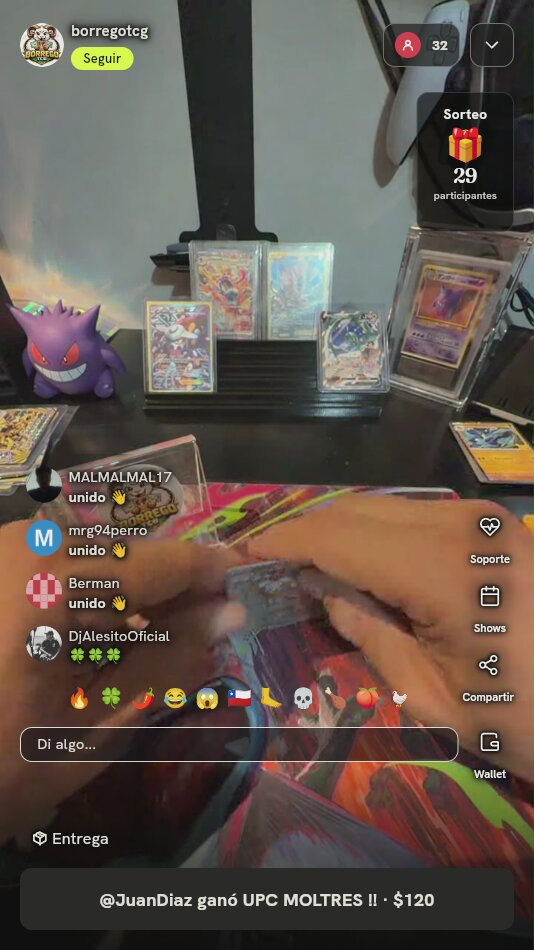 Cartas Pokémon Maushold y Chandelure