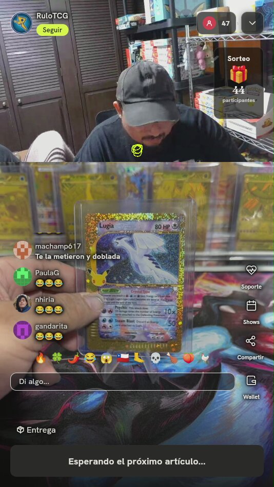 Carta Pokémon Lugia Crystal Type