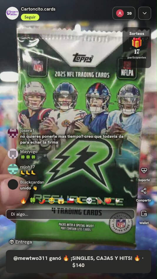 Topps Resurgence 2025 NFL Pack