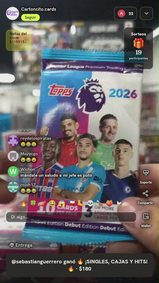Pack Topps Premier League 2026 Debut Edition