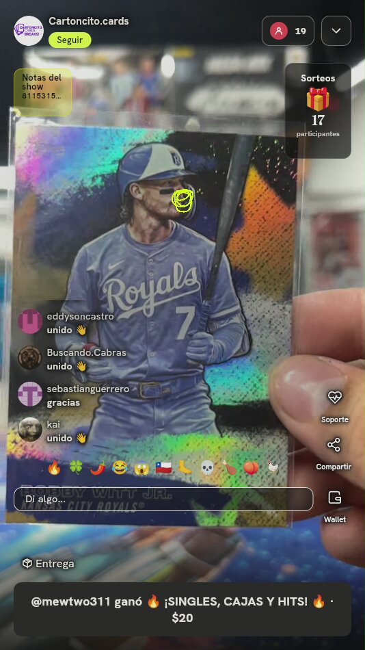 Carta Topps Bobby Witt Jr.