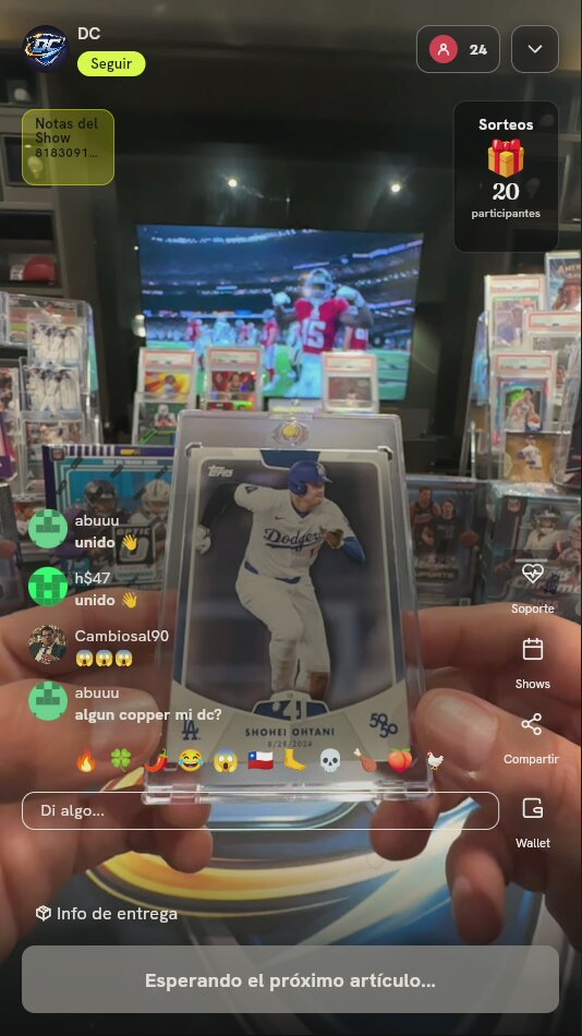 Carta Topps Shohei Ohtani 50/50