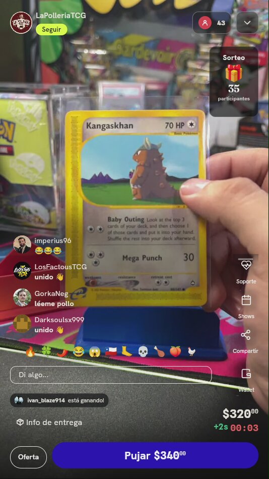 Carta Kangaskhan Aquapolis 88/147