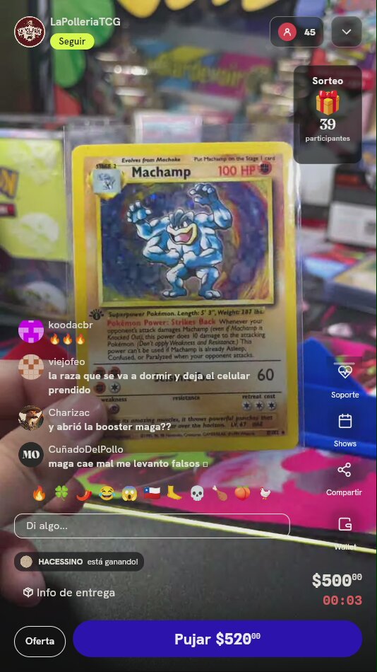 Machamp Holo 1st Edition Base Set