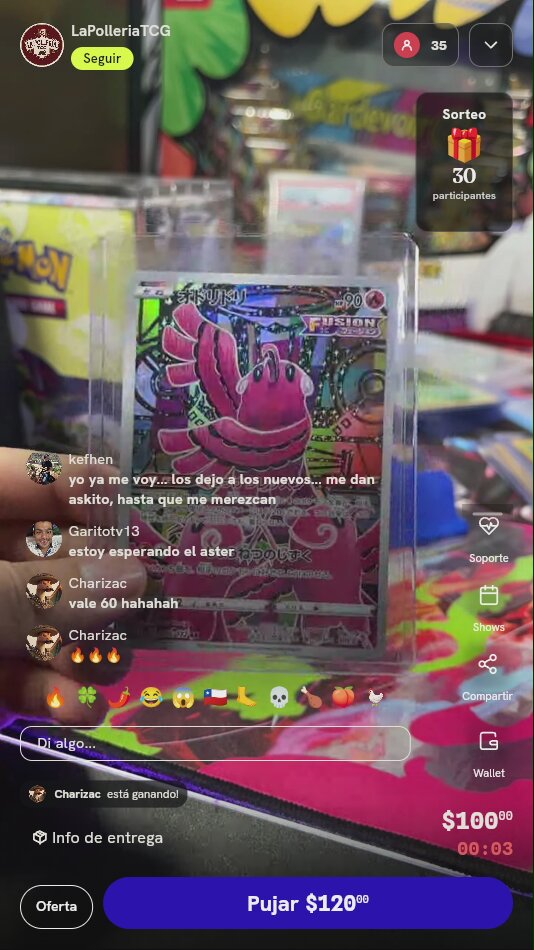 Carta Pokémon Oricorio AR Japonesa