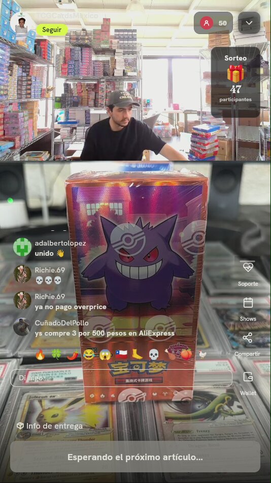 Caja Pokémon Gem Pack Vol. 3 Gengar