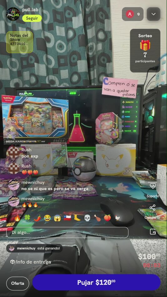 Carta Proxy Pull Lab y Sobre Pokémon
