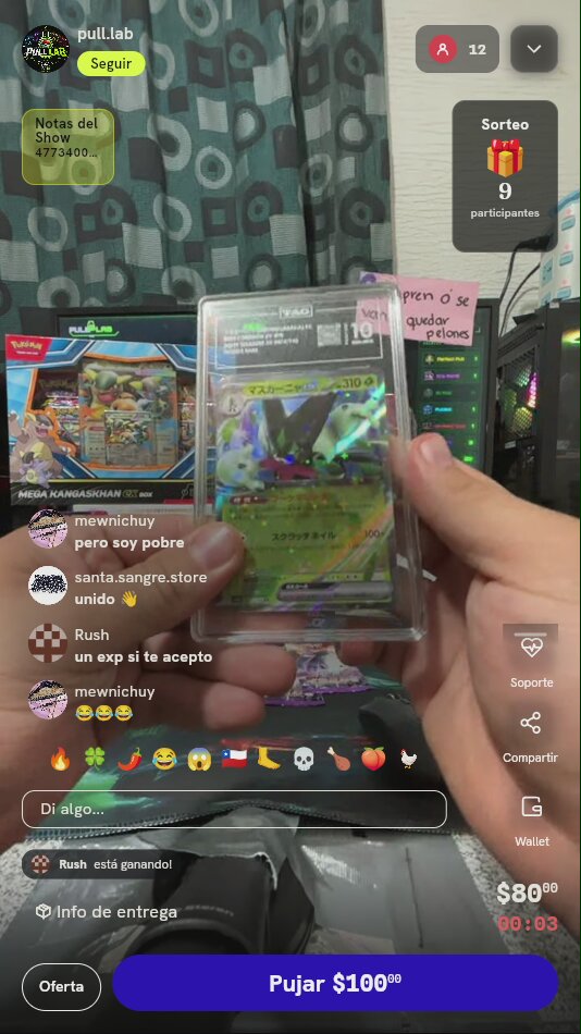 Carta Pokémon Meowscarada ex TAX 10