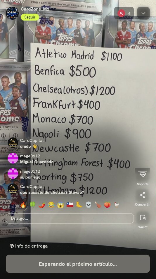 Spot Atlético de Madrid Topps Chrome